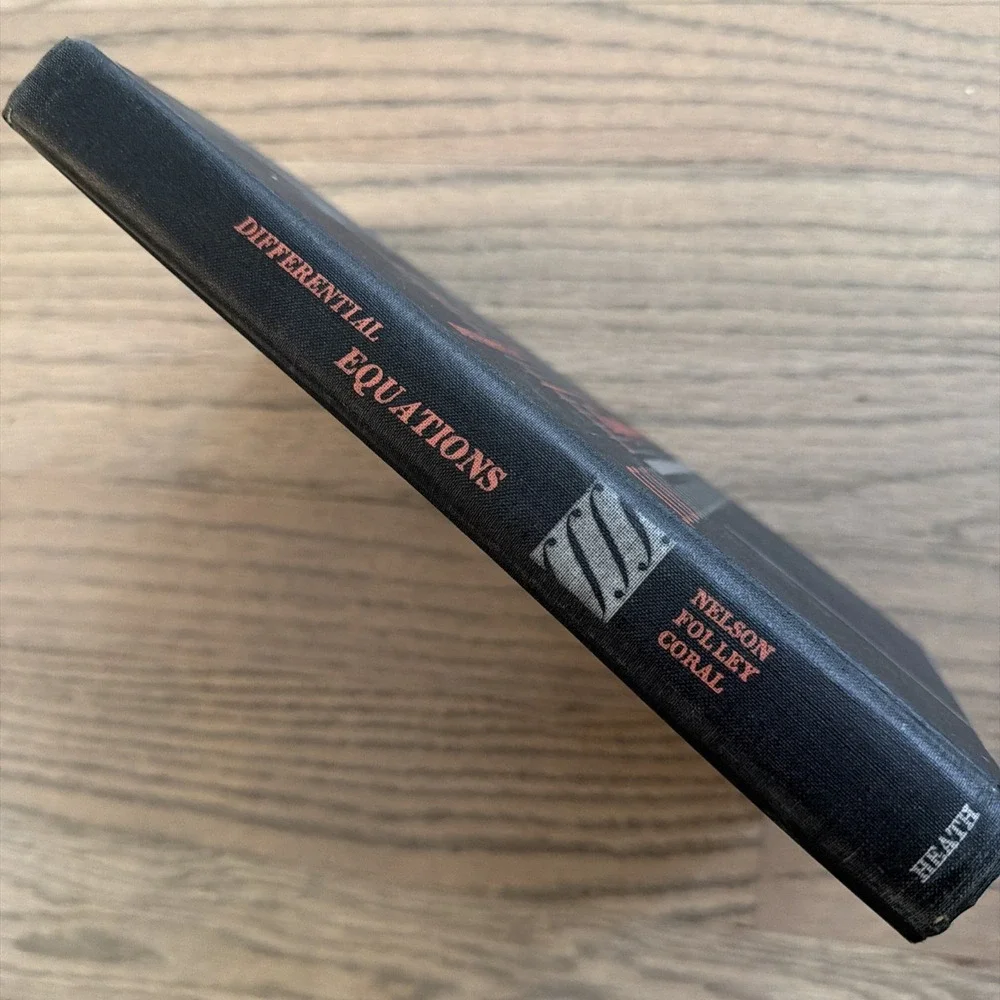 Differential Equations (1952) - Vtg Mathematics Textbook Nelson Folley Coral
